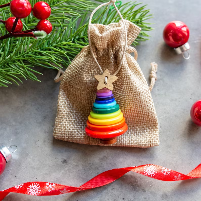 Make Your Own Button Christmas Tree Kit