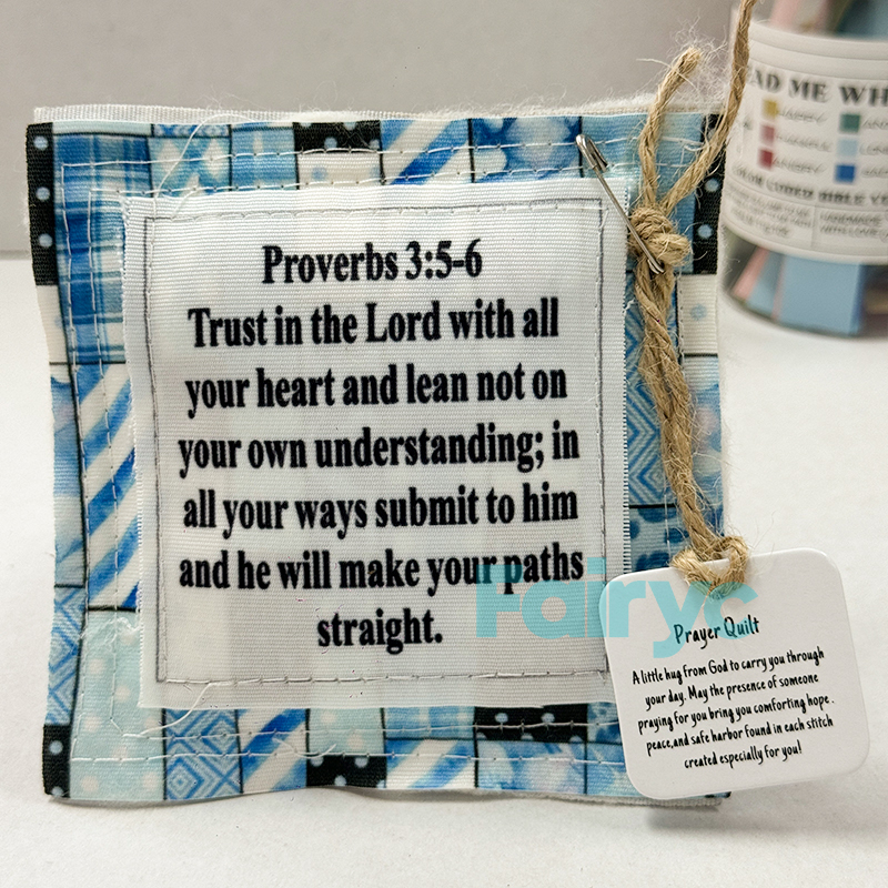 Prayer Quilt with cross inside[finished goods]