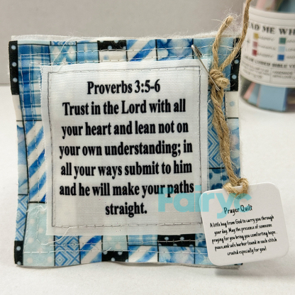 Prayer Quilt with cross inside[finished goods]