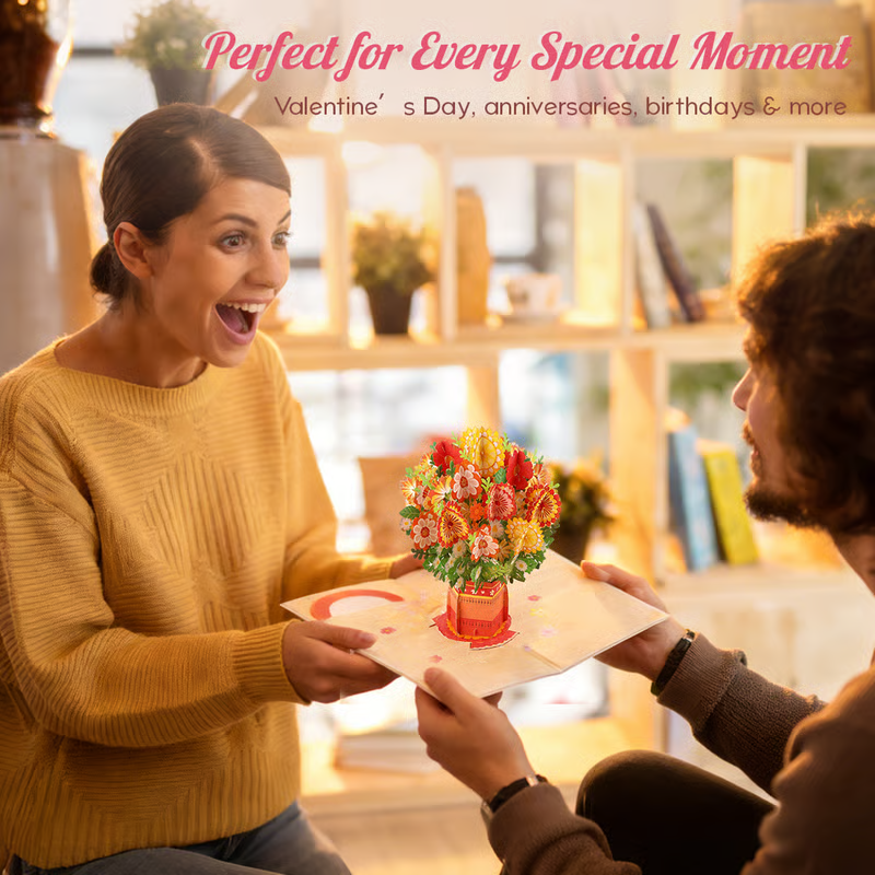 🌹 Paper Love Valentine’s Day Card