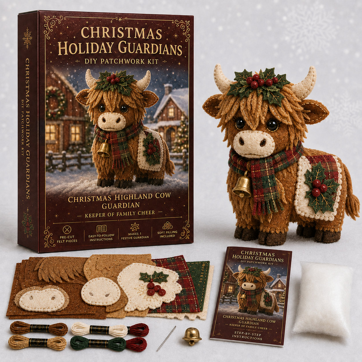 Christmas Holiday Guardians™ DIY Felt Patchwork Kit