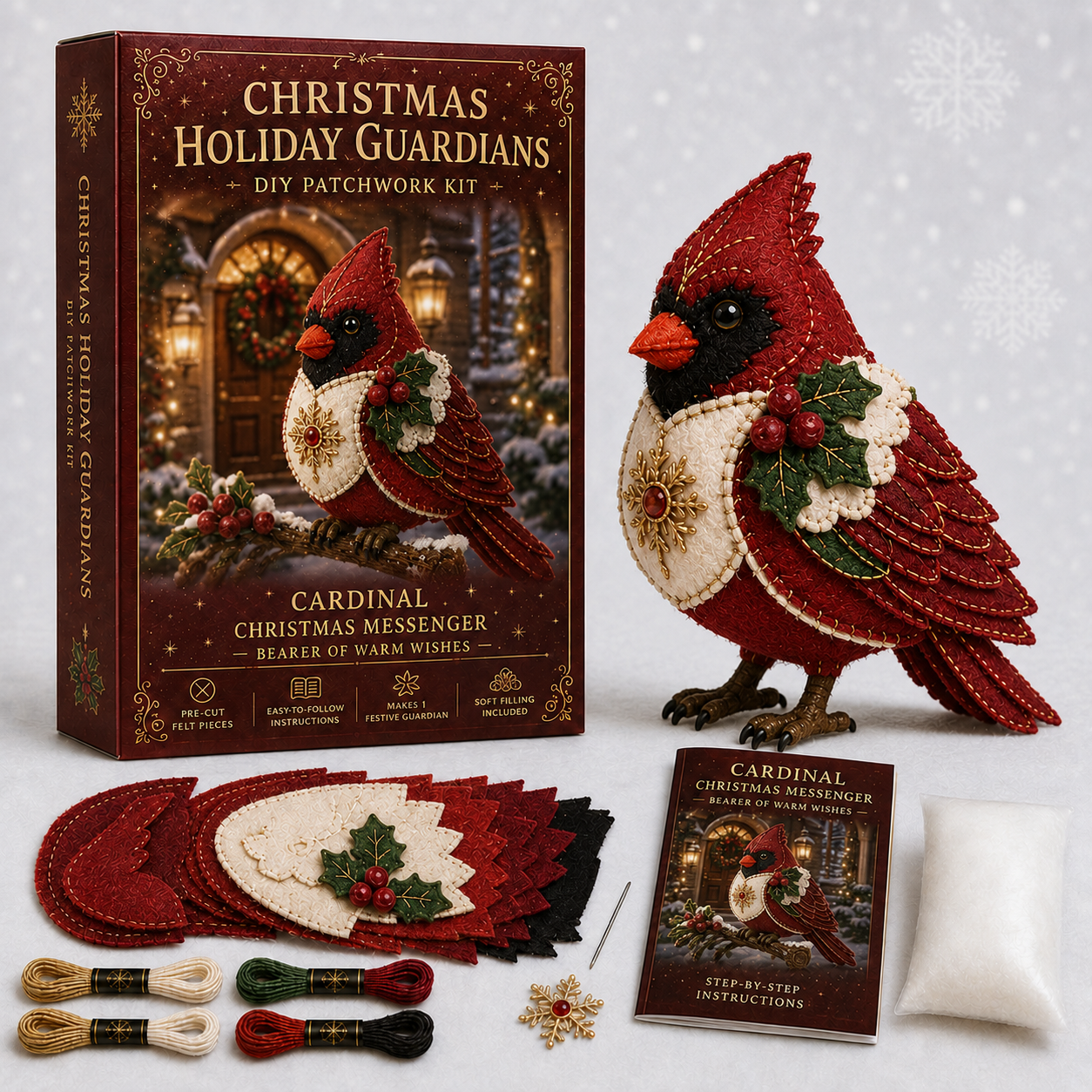 Christmas Holiday Guardians™ DIY Felt Patchwork Kit