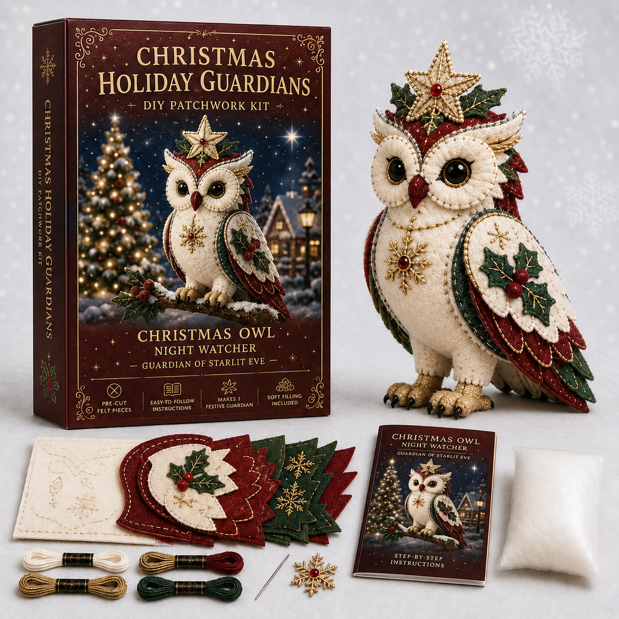 Christmas Holiday Guardians™ DIY Felt Patchwork Kit