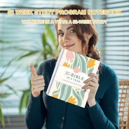 🔥LAST DAY 49% OFF -🙏🏼The Bible In A Year: A 52-Week Journey Through God's Word(✨Soft cover)