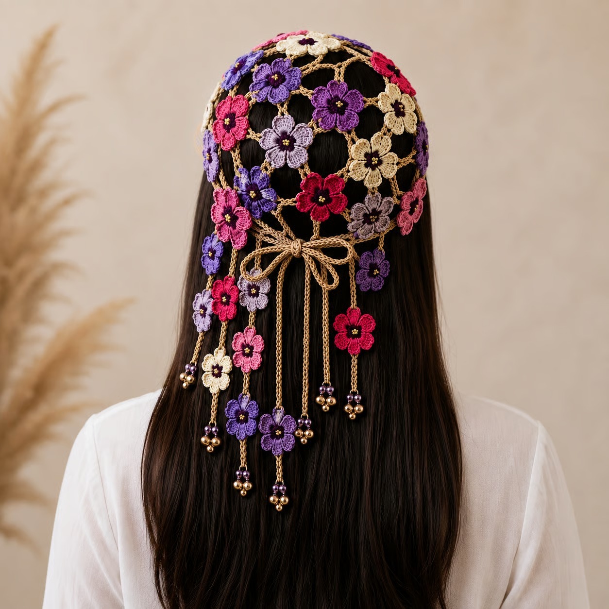 🔥49% Off Last Day -🌻 Knitted Flower Hollow-Out Baseball Cap