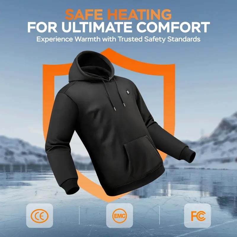 49% OFF This Week Promotions🎉🎉Men's Smart Heated Hoodie