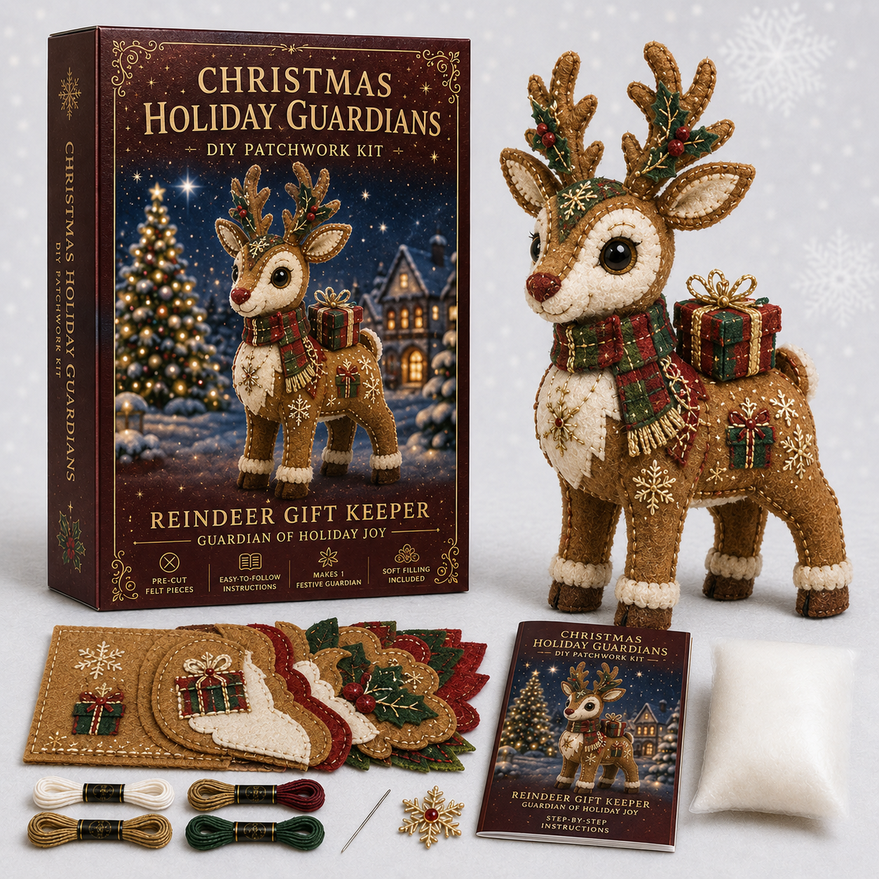 Christmas Holiday Guardians™ DIY Felt Patchwork Kit