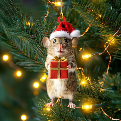 Opossum Christmas Ornament