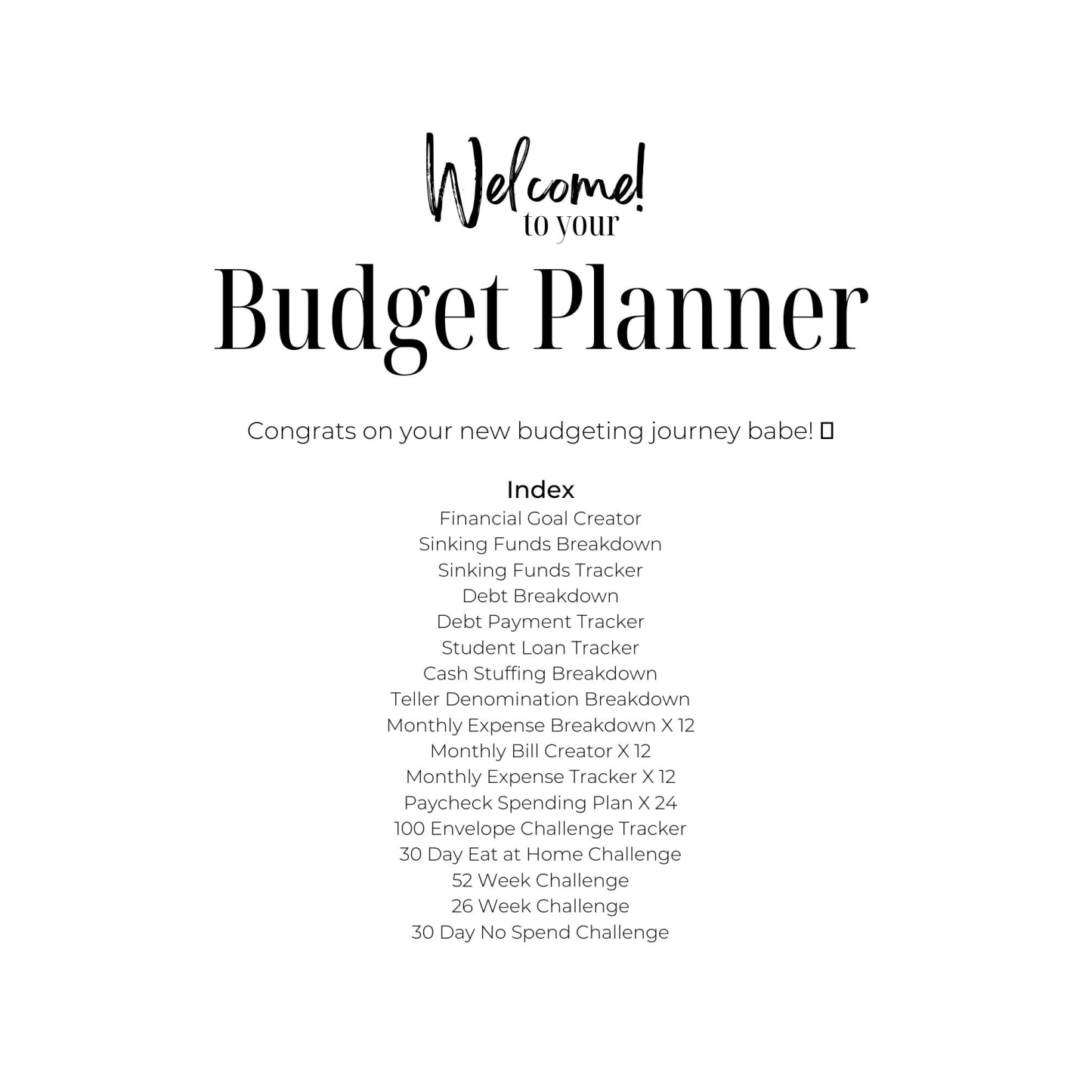 12-month budget schedule for 2024