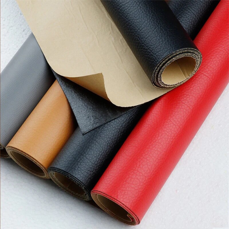 Abcloved Self-Adhesive Leather Refinisher Cuttable Sofa Repair (Black, 20x55 in.)