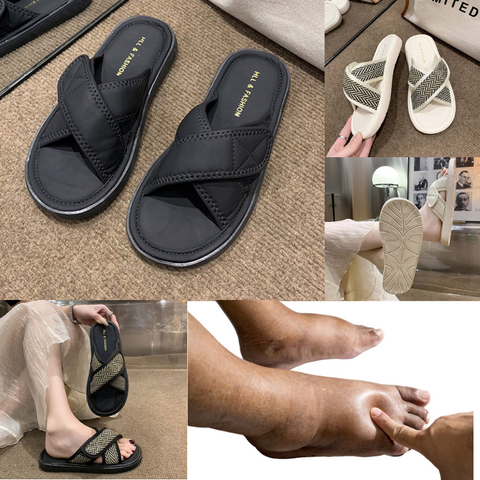 Ladies Extra Wide Slippers for Swollen Feet