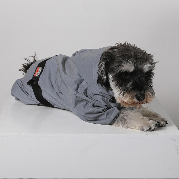 Reflective All-weather Waterproof Space Coat Dog Rain Coat