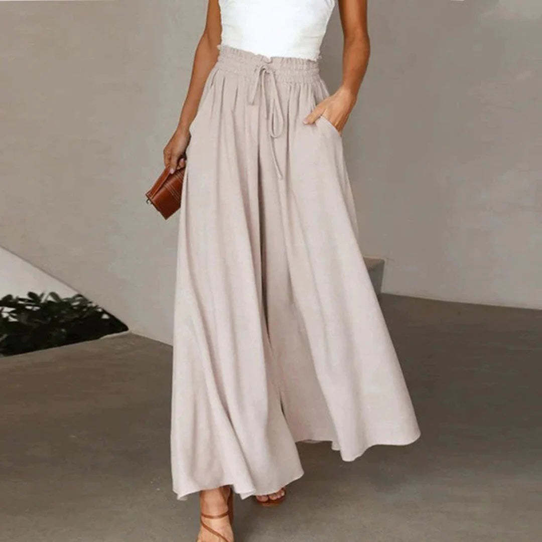 Drusilla - Wide Leg Pants - Chic - Polyester - Everday Wear