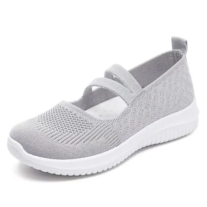 Womens Running Walking Low Top Sports Work Shoes Gym Mary Jane Trainers
