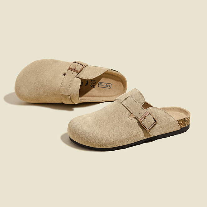 100% Vegan Suede Clogs
