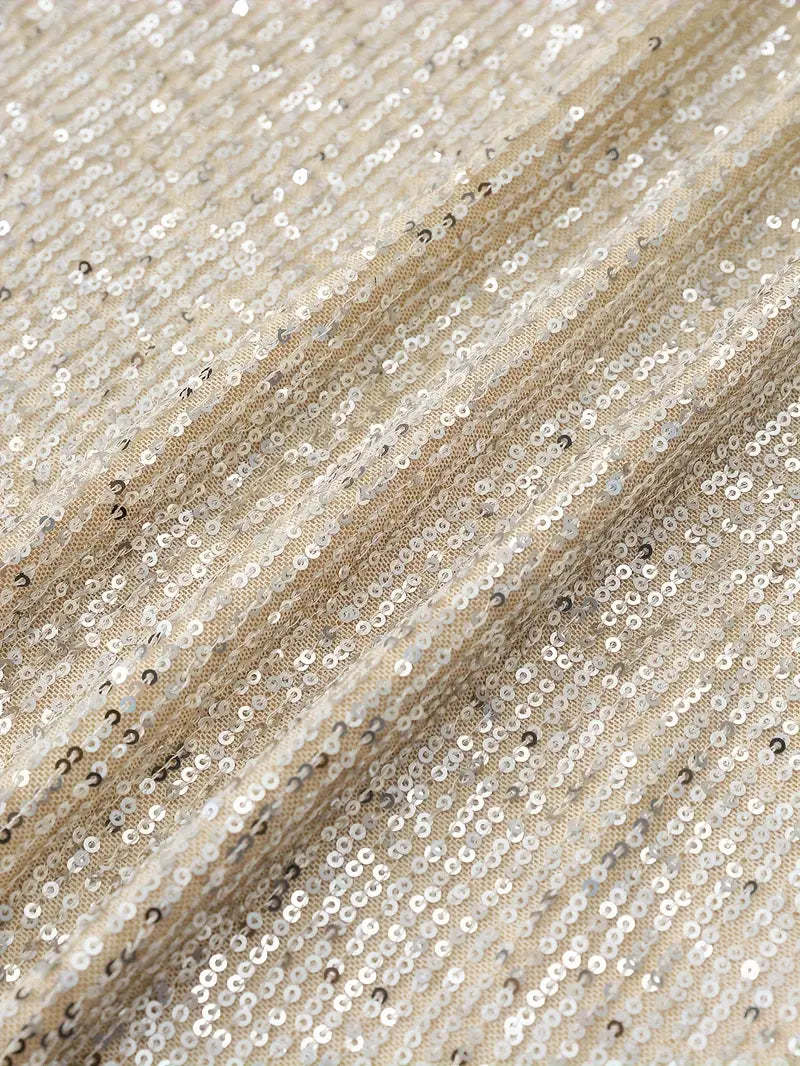 Isla - Contrast Sequin Dress