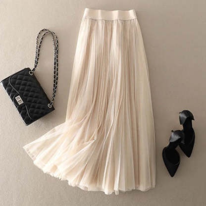 Vintage tulle skirt with elasticated waistband