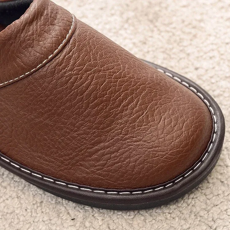 Men Fashionable Slippers Nonslip Autumn Winter Shoes