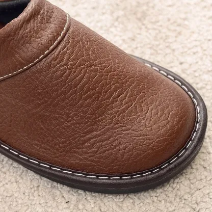 Men Fashionable Slippers Nonslip Autumn Winter Shoes