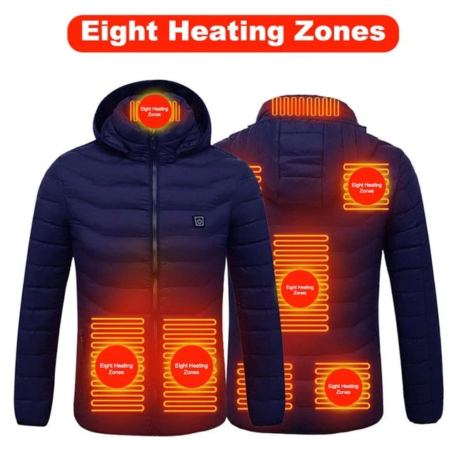 Unisex Heated Jacket Heating Coat Electric