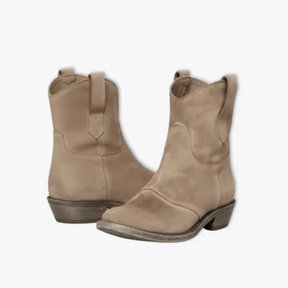 Luxury Women's Suede Ankle Boots Non-Slip Slip-On