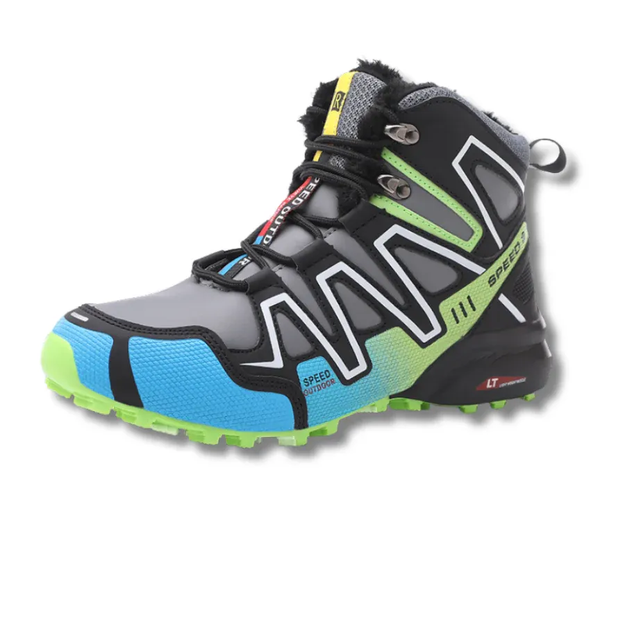 Orthopedic Hiking Boots for Women and Men Waterproof Thermal Plush Lining