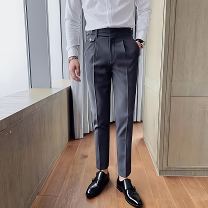ELASTIC CASUAL COTTON MEN'S PANTS