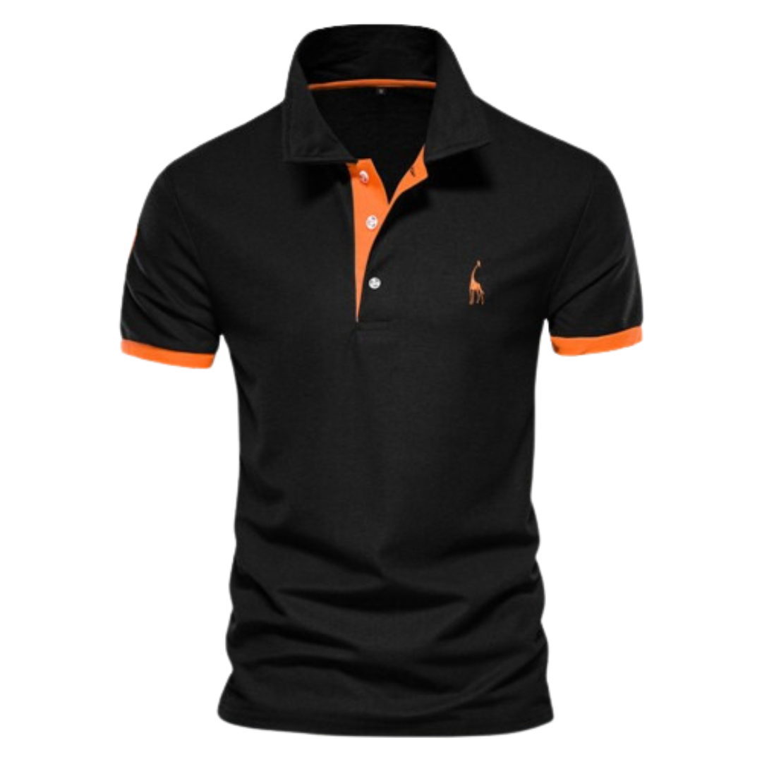 Men's Mesh Lapel T-shirt