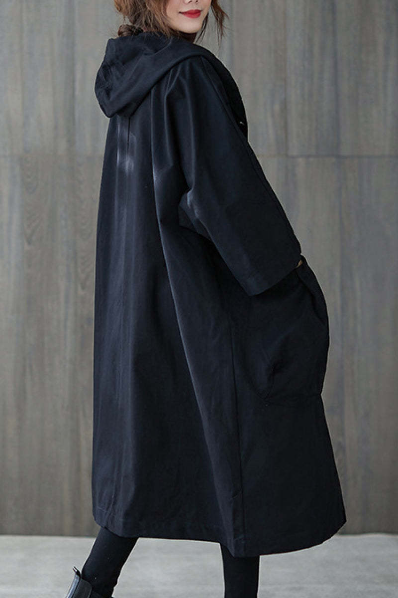 One Size Fits All Oversized Waterproof Windbreaker Jacket