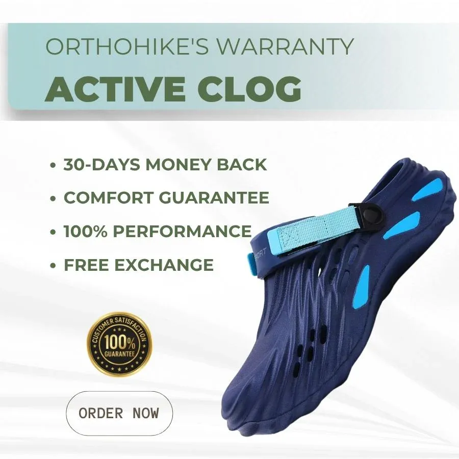 Orthopedic Garden Clogs for Men Non-Slip Lightweight Sport Sandals with Arch Support