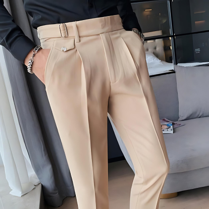 ELASTIC CASUAL COTTON MEN'S PANTS