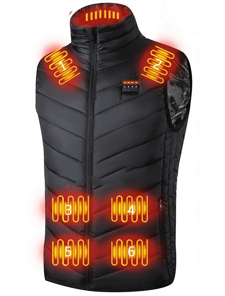 17-Pack USB Electric Heated Warm Warm Clothes Winter Heated Vest