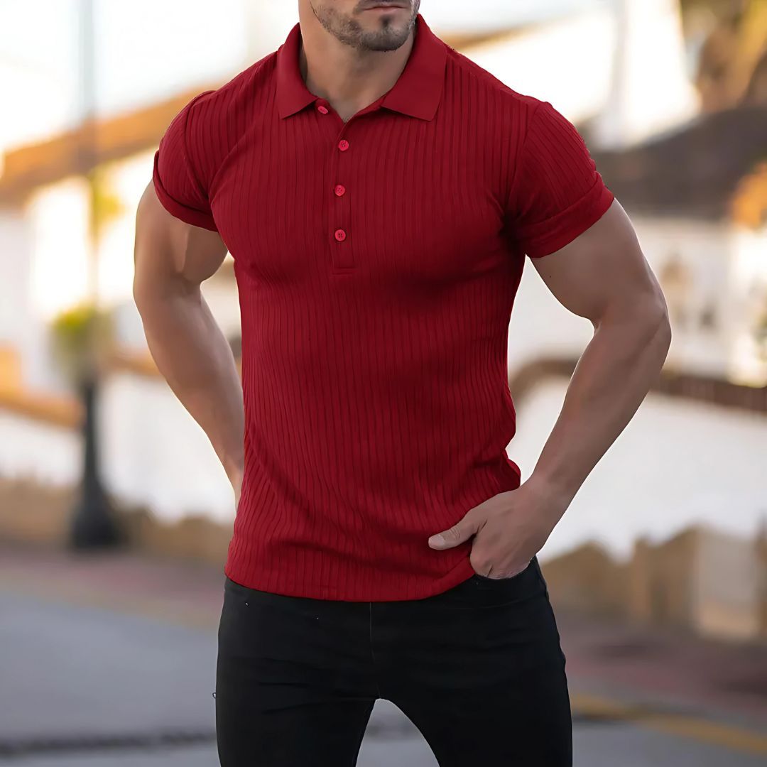 Men's Summer Sports Stretch Short Sleeve Shirt