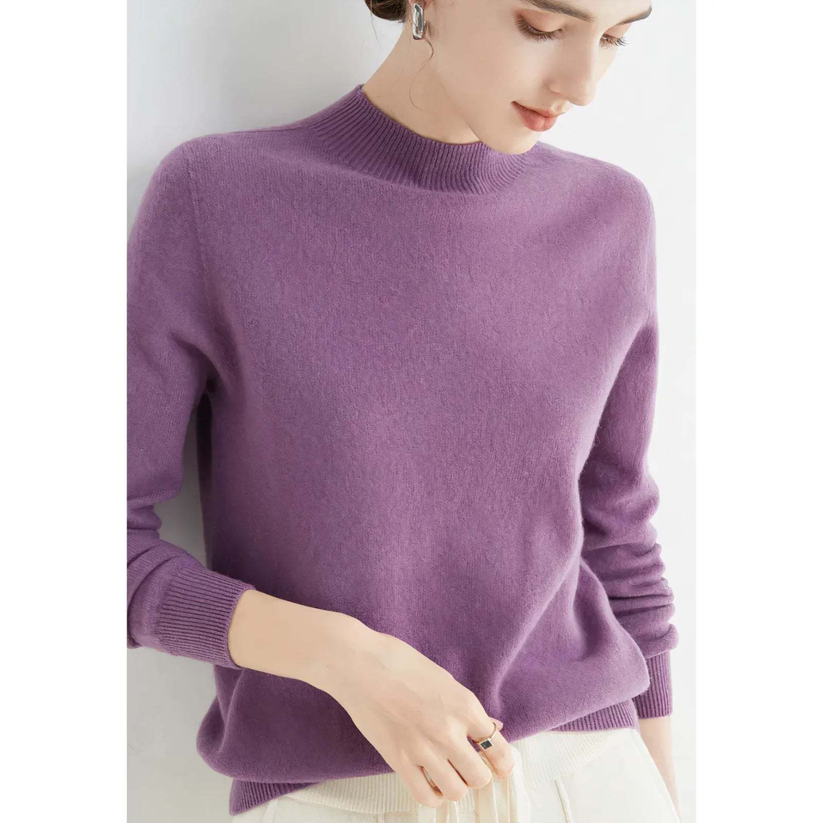Cashmere knit sweater - yelena