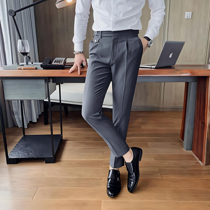 ELASTIC CASUAL COTTON MEN'S PANTS