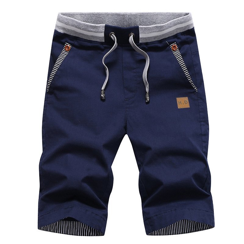 Men's Cotton Casual Quarter Pants