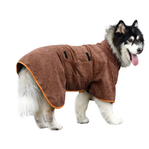 Microfiber Dog Bathrobe-gladdween