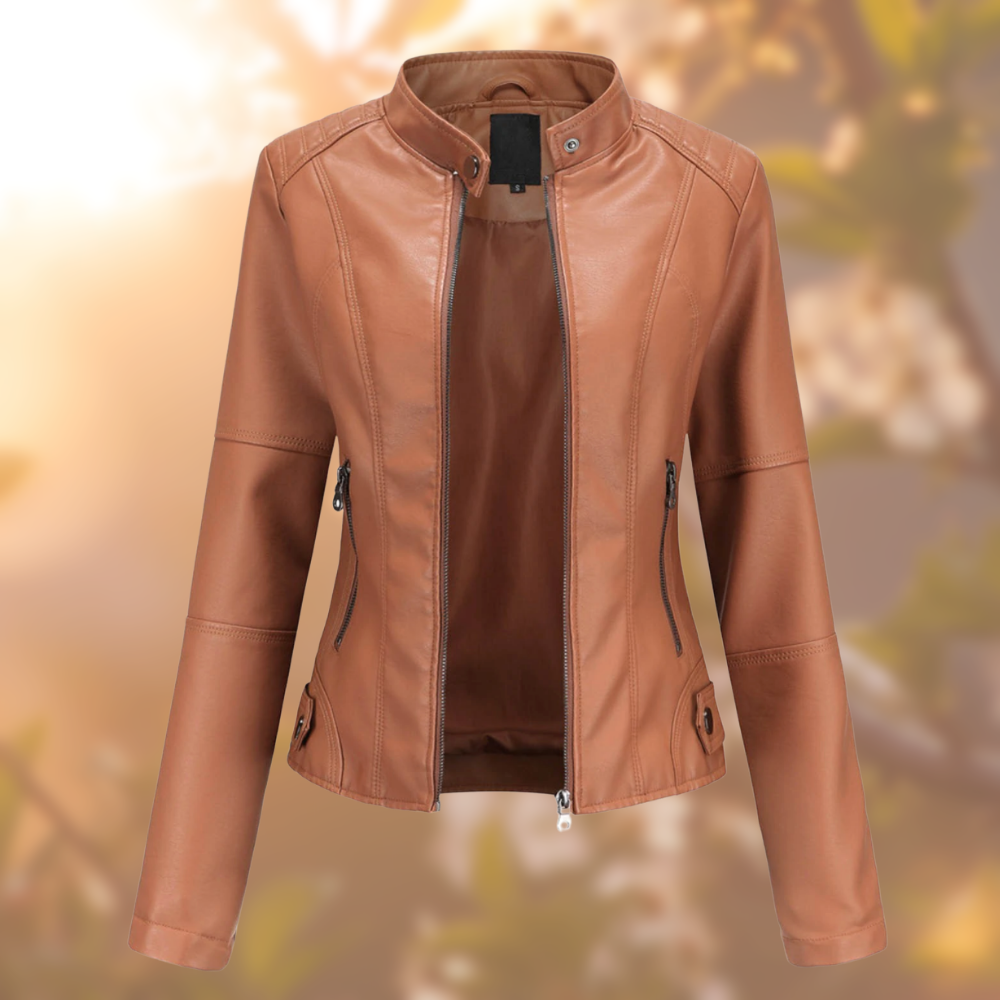 Meja - Elegant Leather Jacket