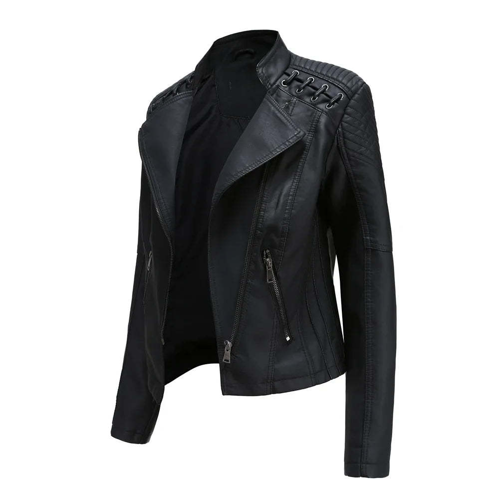 Willa - Sleek Leather Jacket