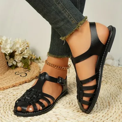 Ankle Buckle Strap Sandals for Women
