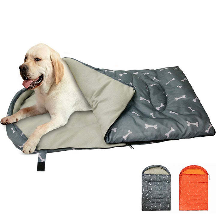 Dog Sleeping Bag Waterproof Warm Packable Dog Bed with Storage Bag 