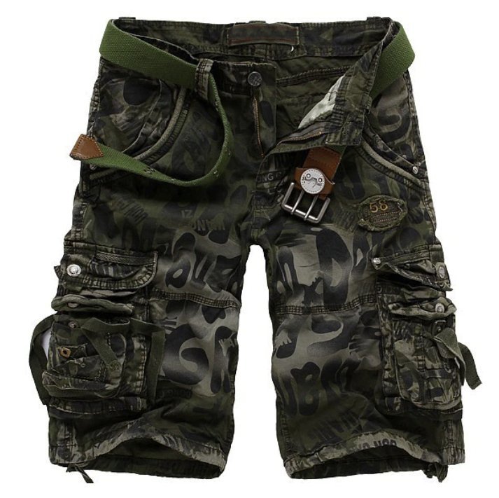 Cargo Shorts with Multiple Pockets