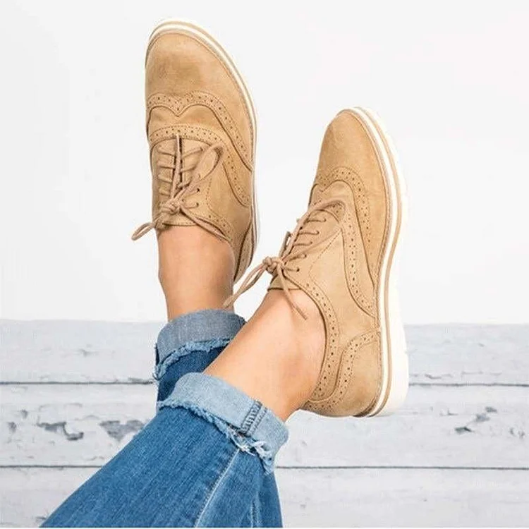 Womens Rubber Brogue Shoes Stomach Flower-shaped Decorative Flat Shoes