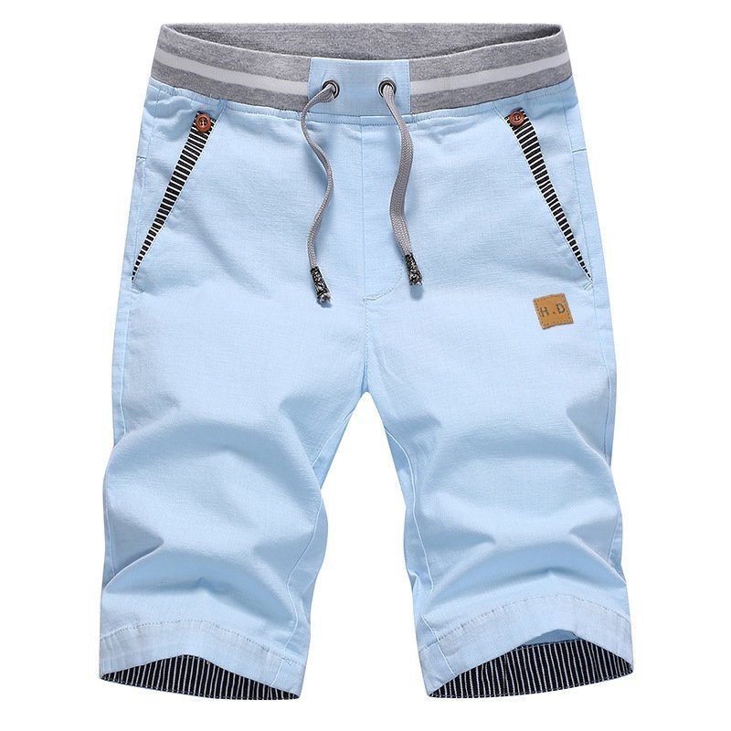 Men's Cotton Casual Quarter Pants