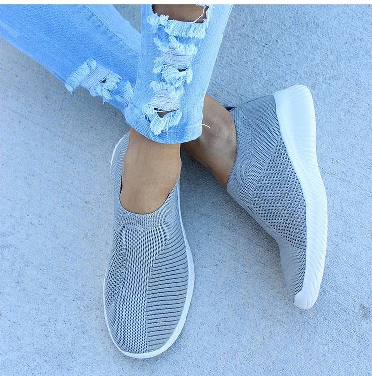 Women Stretchy Slip-On Mesh Bunion Corrector Sneakers