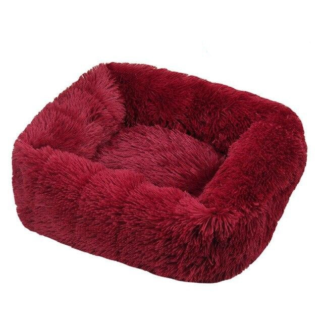 Plush Donut Dog Bed - Cosy Calming Pet Bed-gladdween