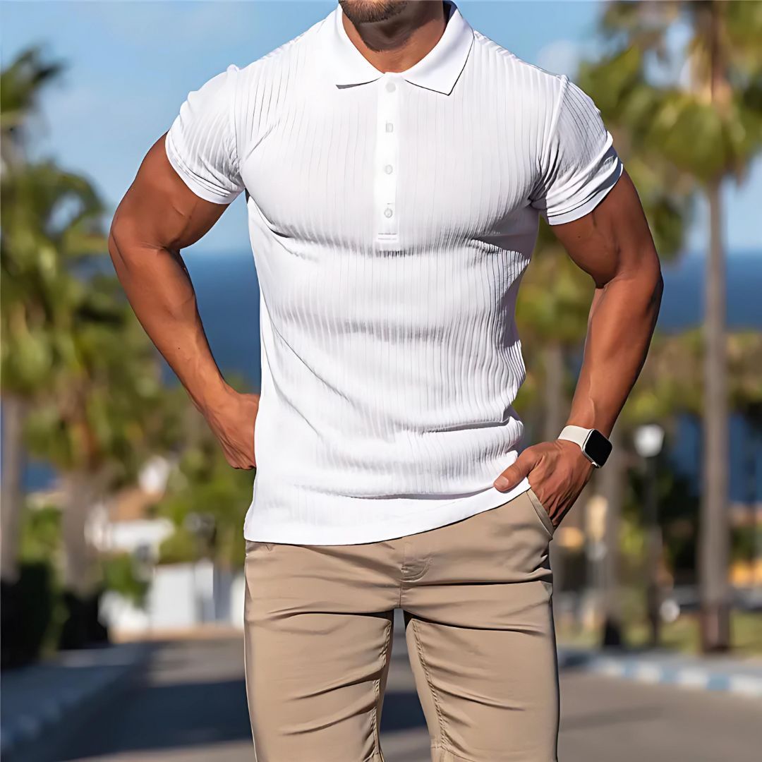 Men's Summer Sports Stretch Short Sleeve Shirt
