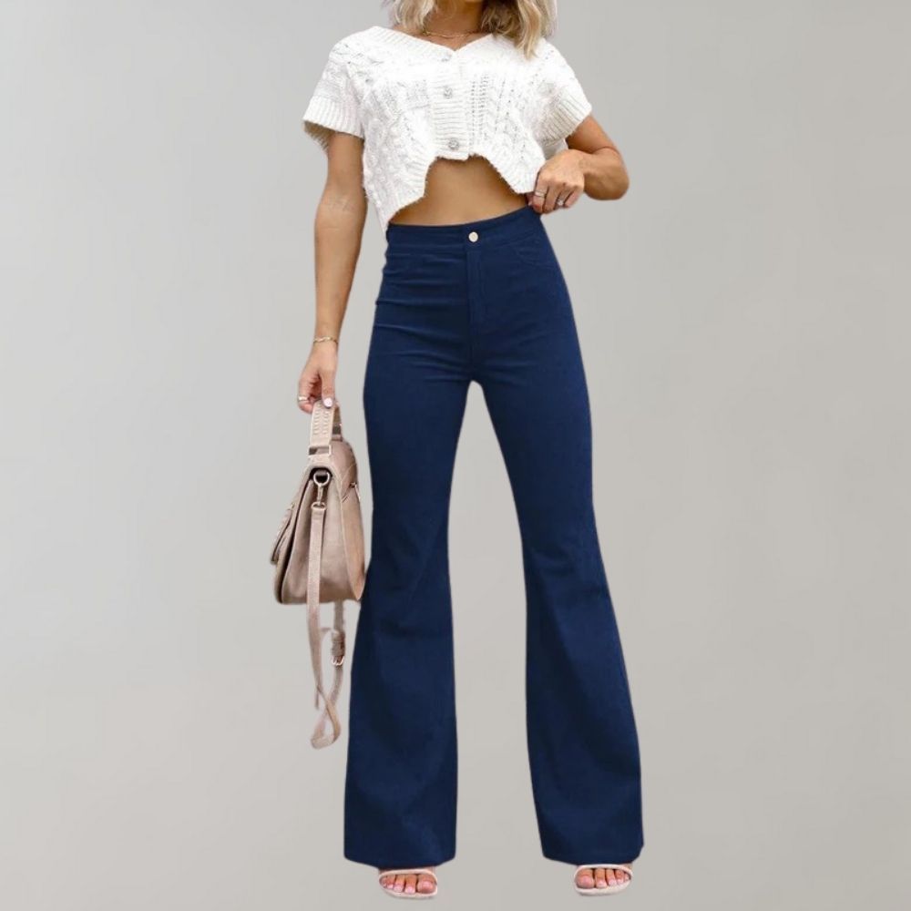 Noemi - Corduroy Flared Pants