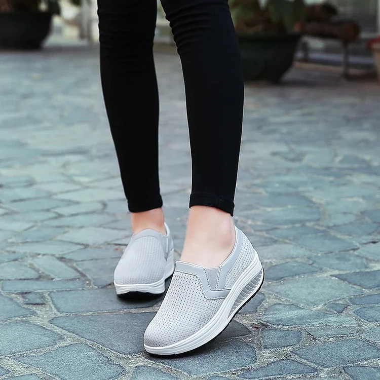 Orthopedic Women Shoes Breathable Slip On Arch Support Non-slip