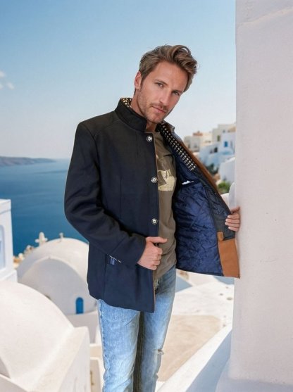 Business Wool Fashion Scarf Coat